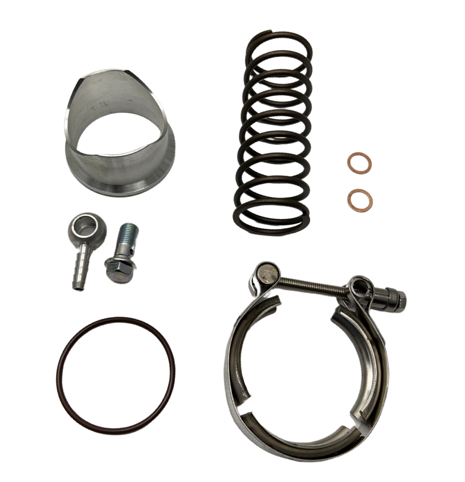 Q BV50 Stye BLACK 50mm Blow off Valve BOV 6PSI 18PSI Springs