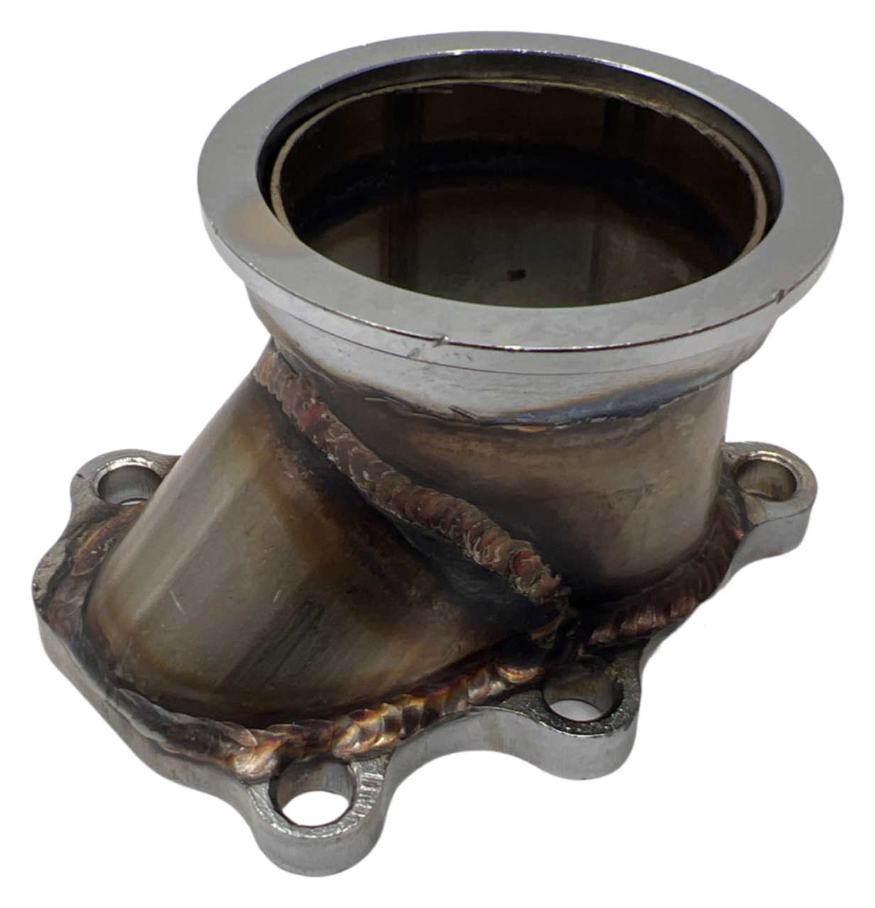 TD04 5 Bolt Turbo Down Pipe Flange 2.5" V Band Conversion Adapter For Subaru WRX