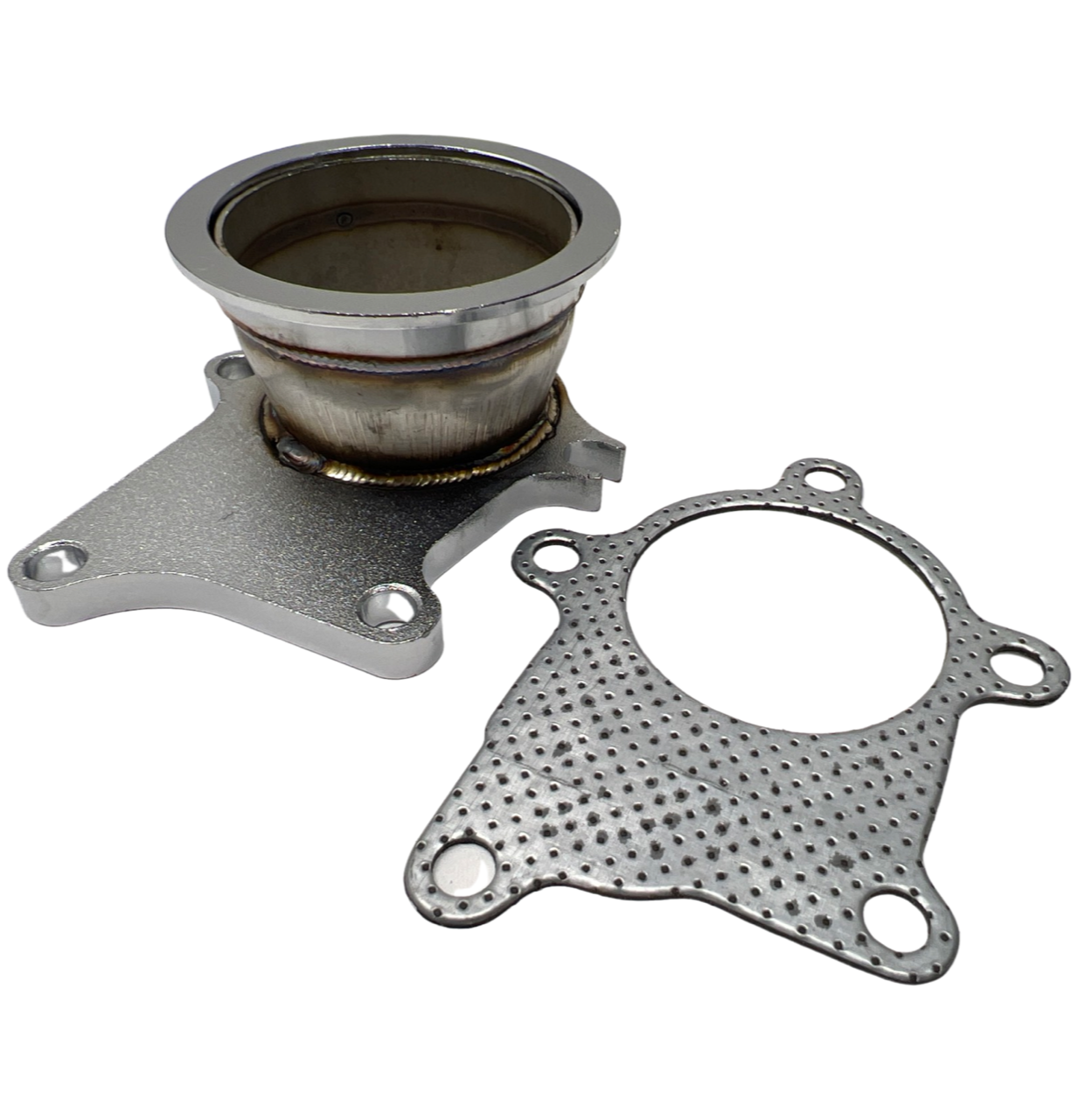 5 Bolt to 3" V-Band Flange Turbo Adaptor Stainless Steel Adapter For T3/T4 Turbo