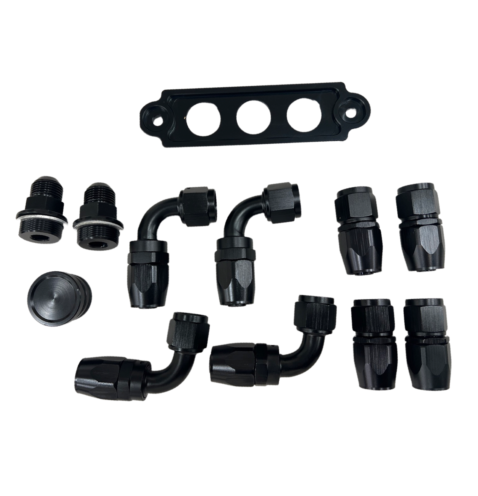 Battery Relocation Oil Catch Can For EK EG CRX DC2 Si Type R 4 Port 10AN Hoses