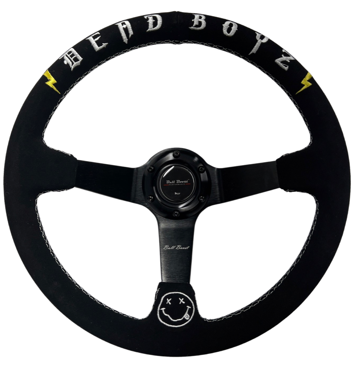 Deadboyz 350mm Steering Wheel + Short Hub Adapter Kit For Mustang Focus Fiesta Mazda