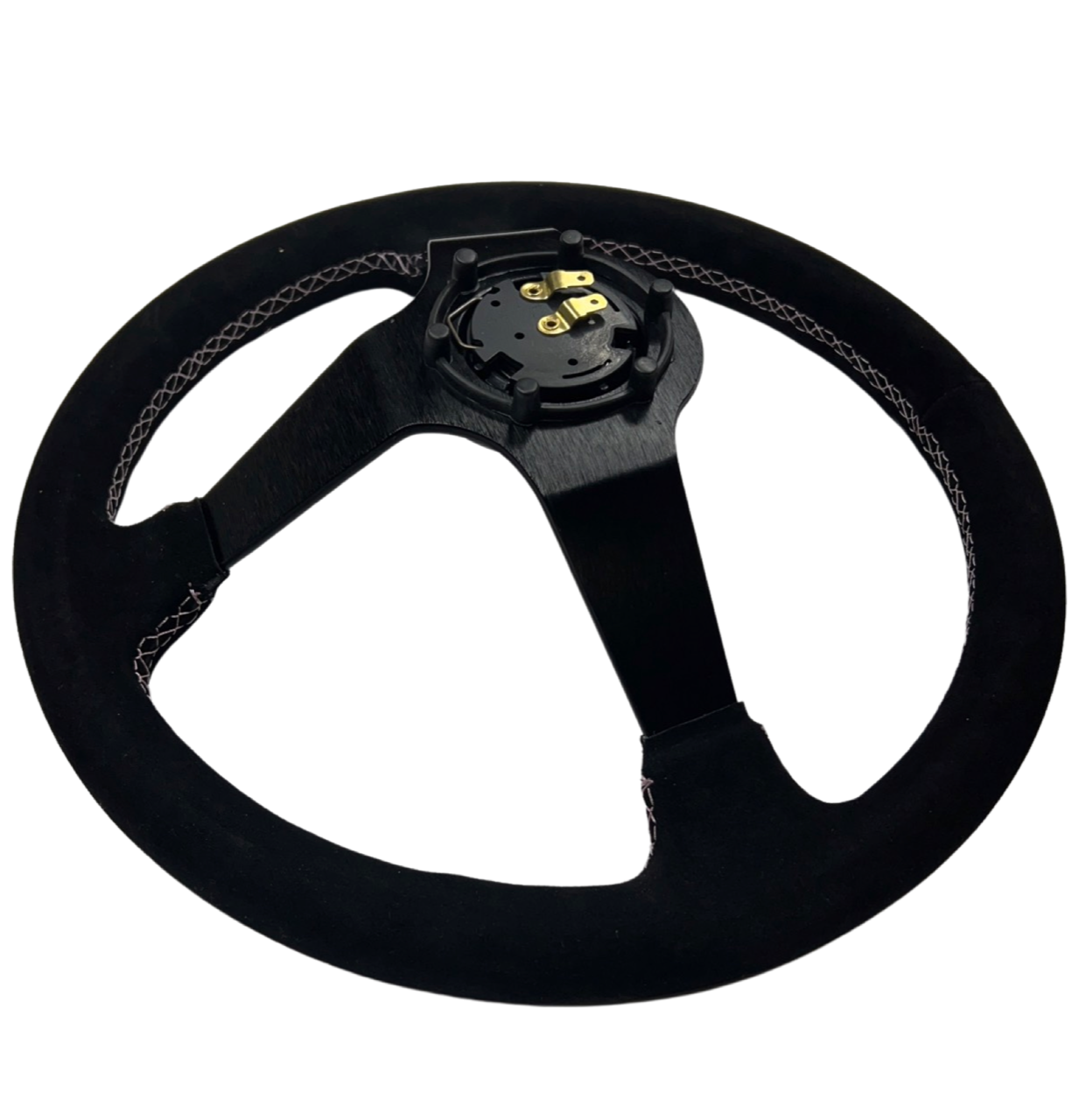 Street Bliss Heart Suede Steering Wheel + Hub Kit For Nissan Datsun 280Z 260Z 240Z 620 510 C10
