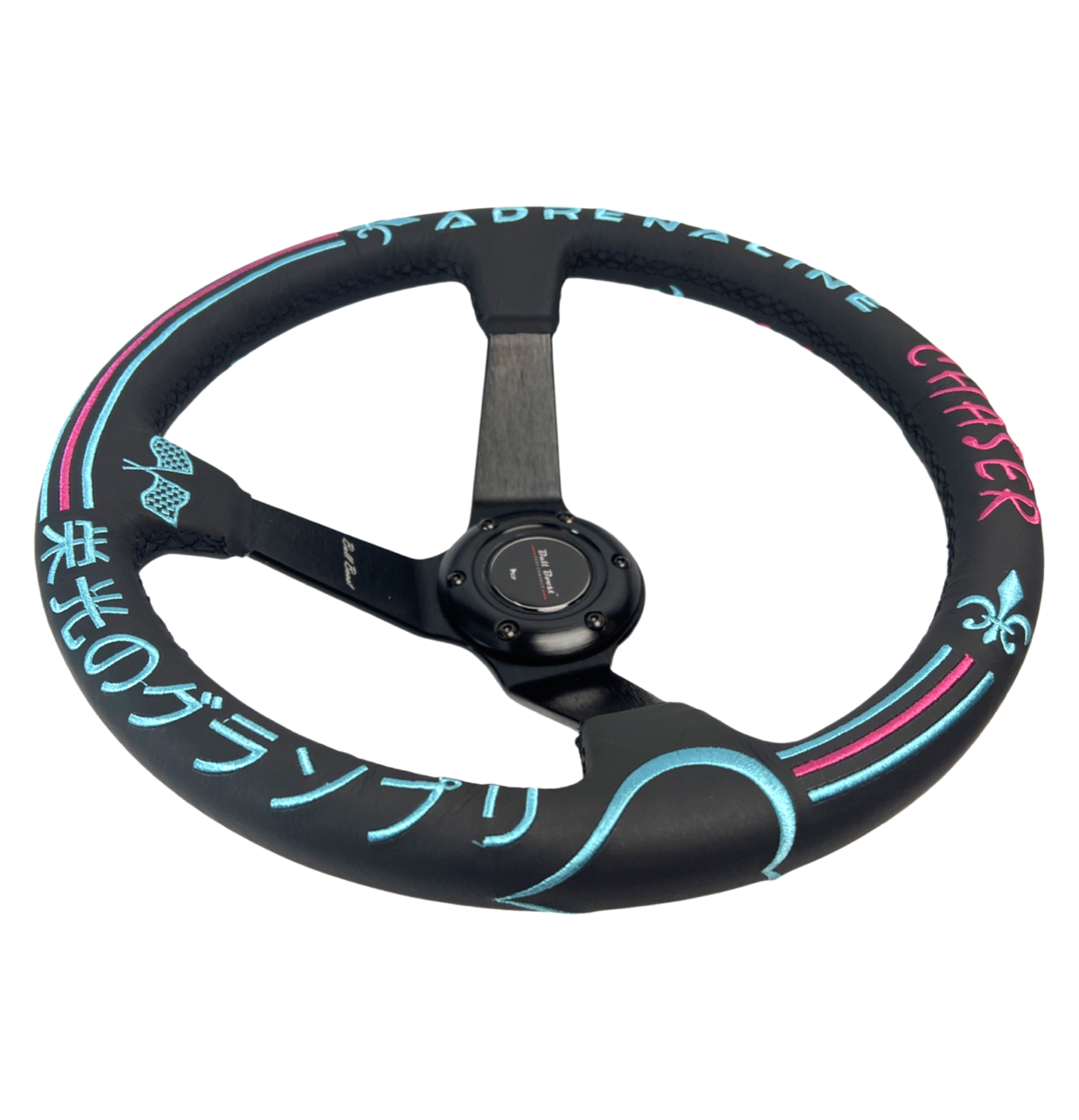 Leather 350mm Steering Wheel + Short Hub Adapter Kit For Acura Honda Accord Civic CR-Z