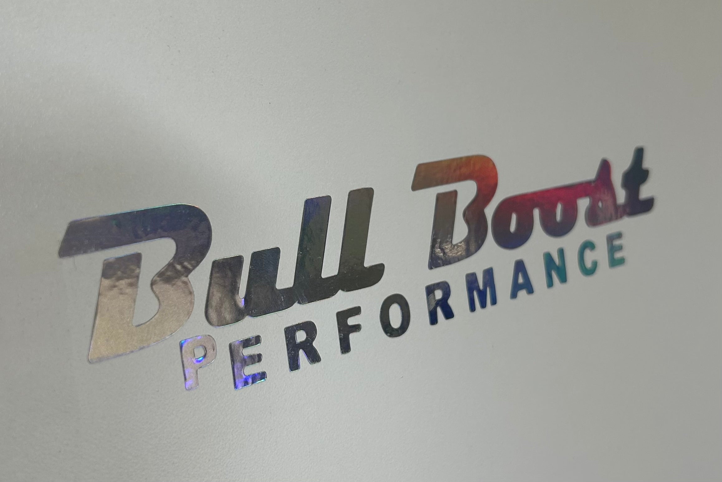 Bull Boost Performance Oil Slick Decal Vinyl Sticker 6x4