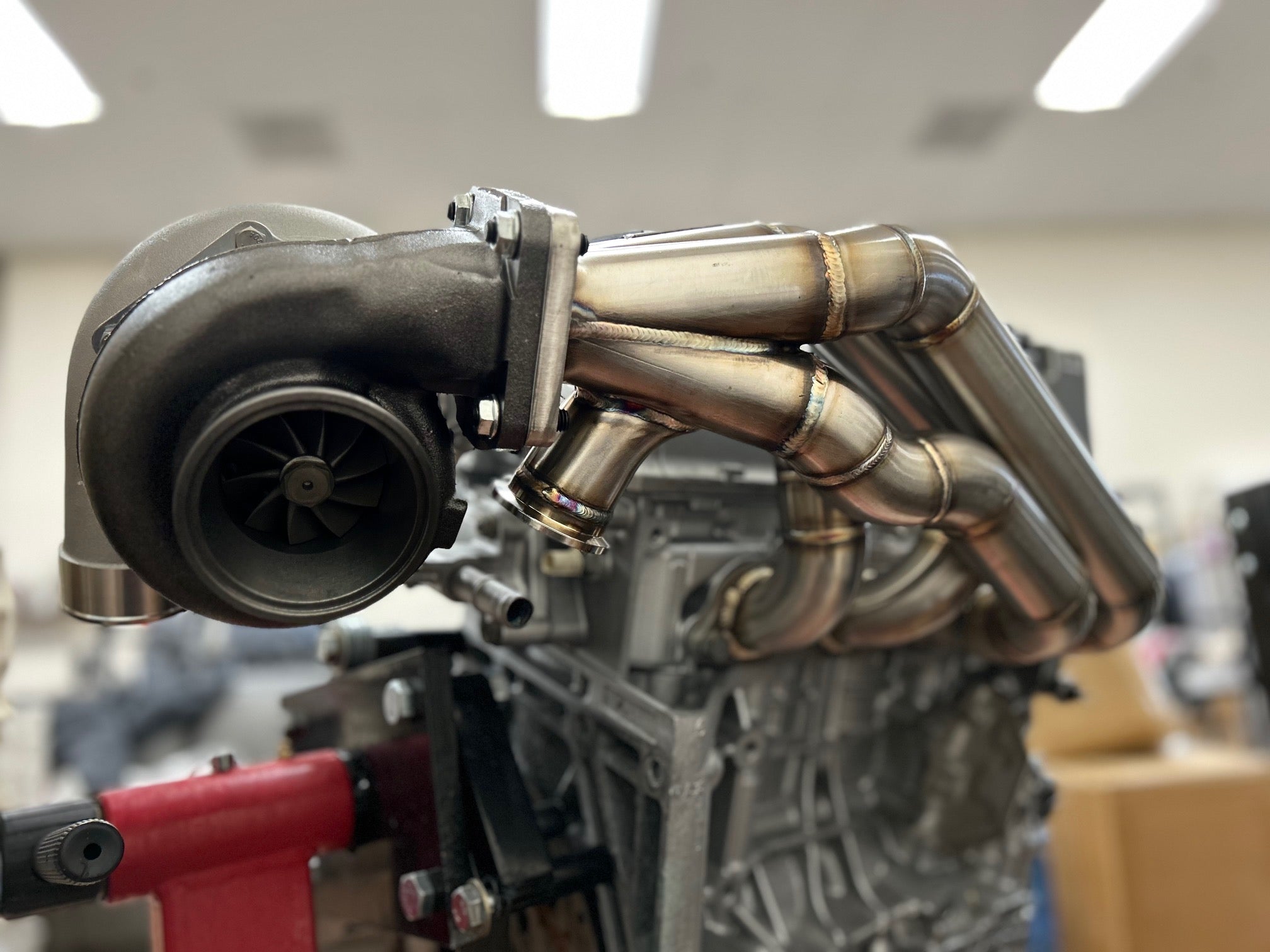 K Series Sidewinder Manifold K20 K24 T4 .82 Billet Turbo K Swap Kit EG EK Civic Integra DC2 RSX EP3