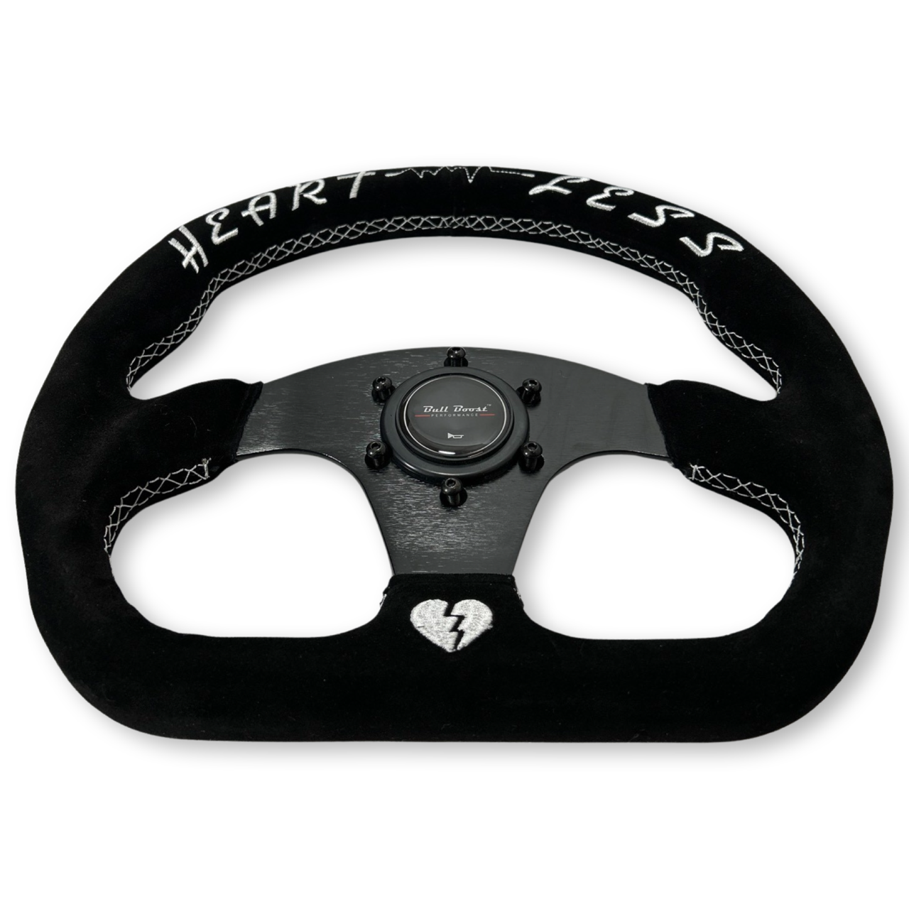 Quadro Flat Racing Steering Wheel + Hub Adapter Boss Kit for Civic, Del Sol, Integra