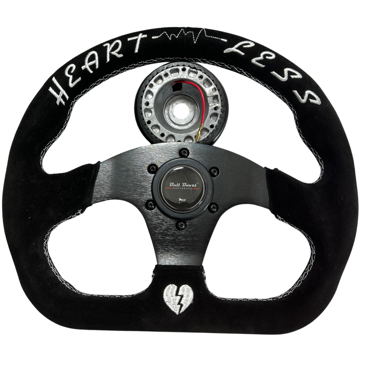 Suede Heartbreak Quadro Steering Wheel Hub Adapter Kit For Subaru Impreza WRX Legacy Eclipse Lancer Galant Mirage