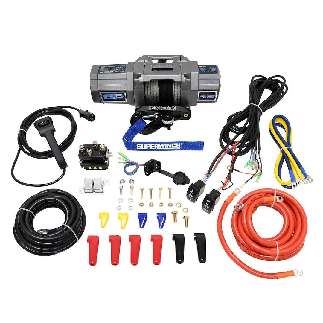 4 500 LBS.  12 VDC  1/4 IN X 40 FT.