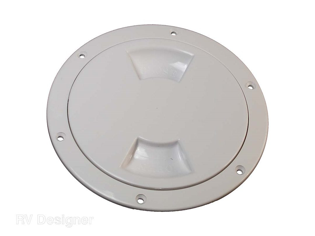 Rv Designer E575, Access Hatch, 5 Inch Internal Diameter, Compartment Hardware