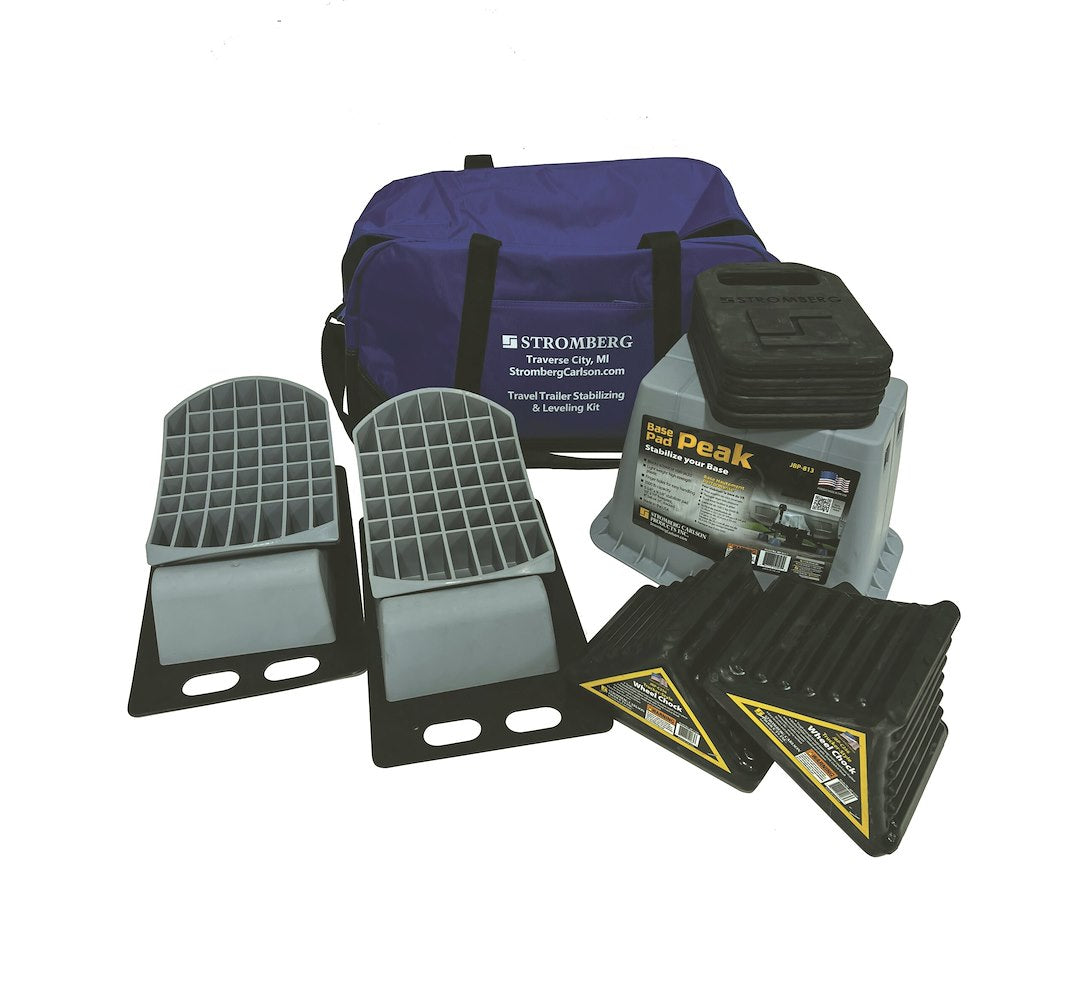 Stromberg Carlson Jbp-Fwkit Fifth Wheel Leveler Kit - Heavy Duty Rv Stabilizer System With Adjustable Heights For Enhanced Stability And Safety