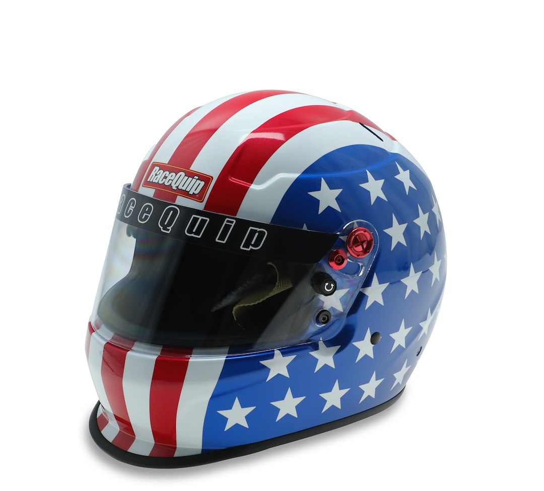 Racequip Full Face Helmet Pro20 Series Snell Sa2020 Rated America Graphic Small 276122