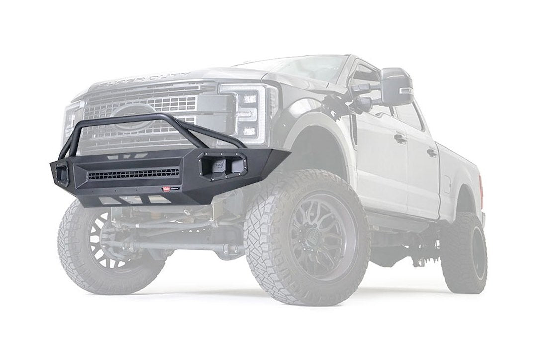 Warn 107290 Ascent Xp Front Bumper, Fits: Ford Sd F250 / F350 (2017-2022) And F450 / F550 (2011-2022) Trucks