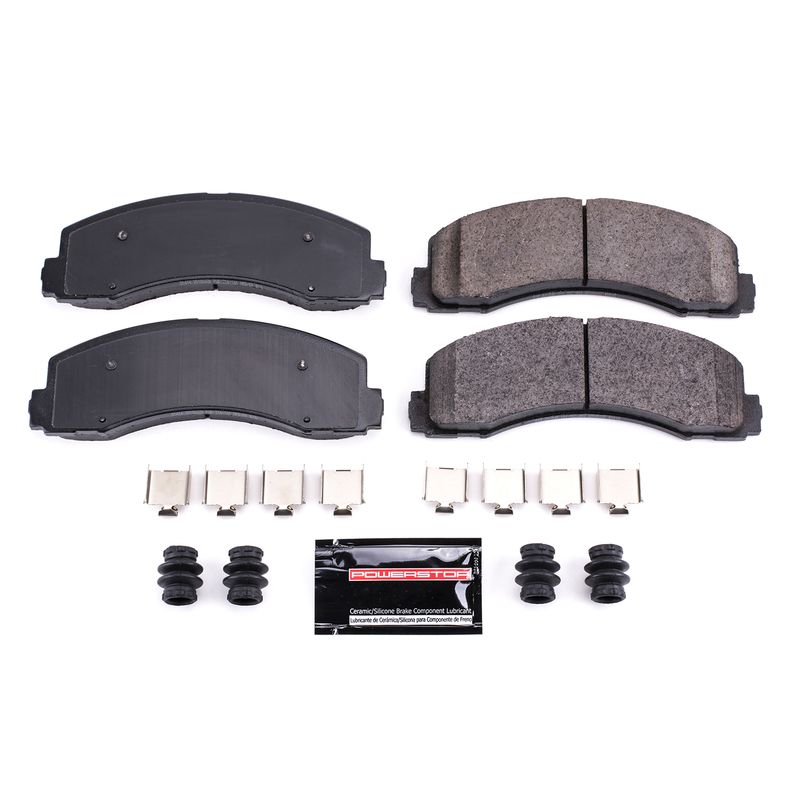 Power Stop Z23-2087 Front Z23 Evolution Sport Carbon Fiber Infused Ceramic Brake Pads With Hardware For 2010-2020 Ford Expedition Ford F-150 | 2010-2021 Lincoln Navigator