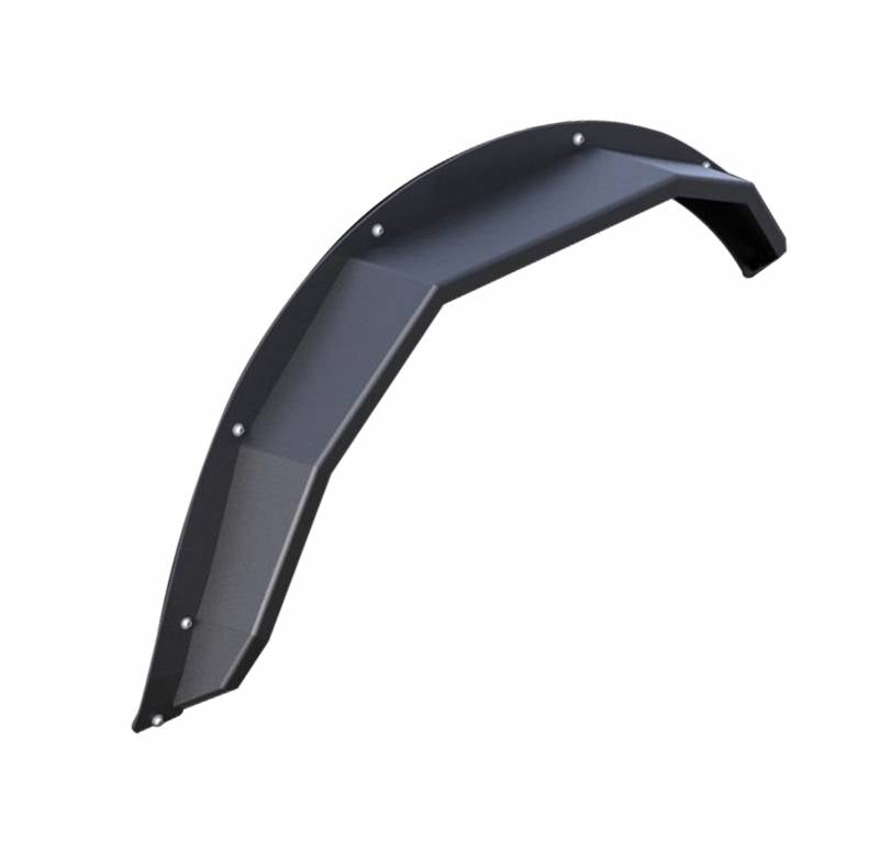 Black Horse Fender Flares Heavy Duty Metal Plate for 2021-2024 Ford Bronco, Black, Model FF-FBR22HD