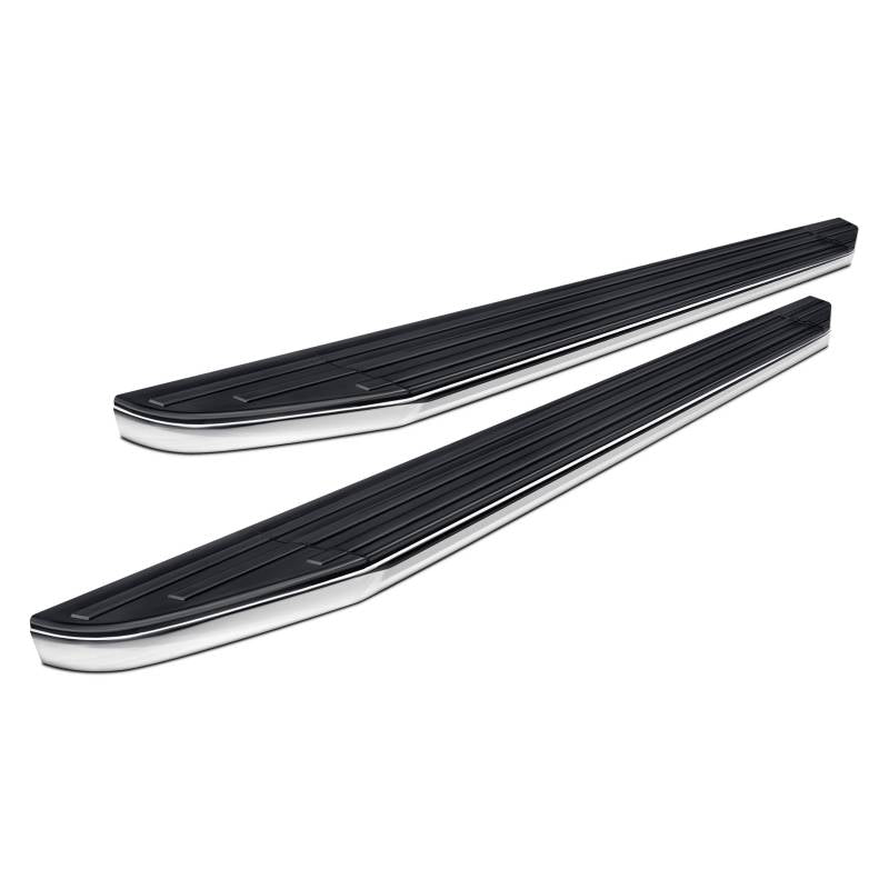 Black Horse Off Road Premium Running Boards Black Compatible With 20-24 Silverado/Sierra 2500 Hd-3500 Hd|19-24 Silverado 1500 (Excl. 2019 Silverado 1500 Ld)|19-24 Sierra 1500 (Sierra 1500 Ld)-Pr-G479