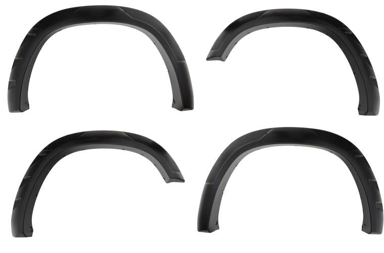 Bushwacker Drt Extended Front & Rear Fender Flares | 4-Piece Set, Black, Smooth Finish | 40944-02 | Fits 2014-2018 Chevrolet Silverado 1500 W/ 5.8' Bed