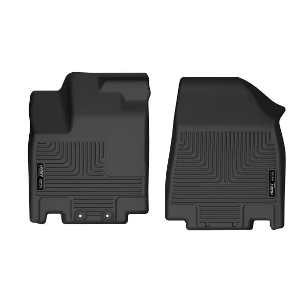Husky Liners X-Act Contour Floor Mats | Fits 2022-2025 Nissan Pathfinder & Infiniti Qx60 | Front Row, 2-Pc Black - 51341