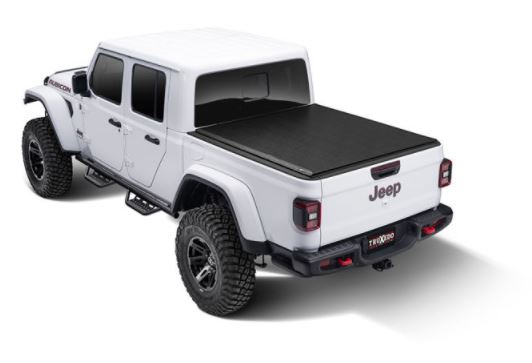 Realtruck Truxedo Lo Pro Soft Roll Up Truck Bed Tonneau Cover | 523201 | Fits 2020 - 2024 Jeep Gladiator, W/ Trail Rail System 5' Bed (60')