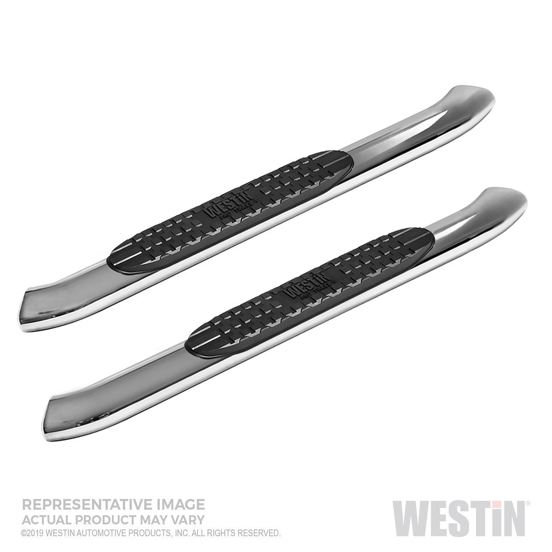 Westin 21-24110 Pro Traxx 4 Oval Nerf Bars Fits 2019-2024 Silverado Sierra 1500 2020-2024 Silverado Sierra 2500 3500 Standard Cab Polished Pair