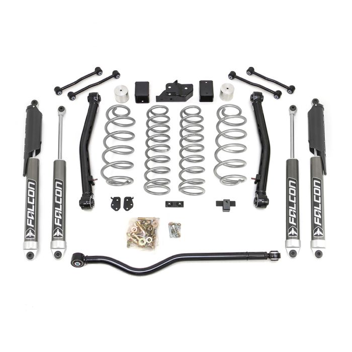Readylift 69-6836 Terrain Flex 2-Arm Kit With Falcon 2.1 Shocks. 3.5'' Rubicon, 4.5'' Sahara/Sport (Silver Spring Plus Front Track Bar)