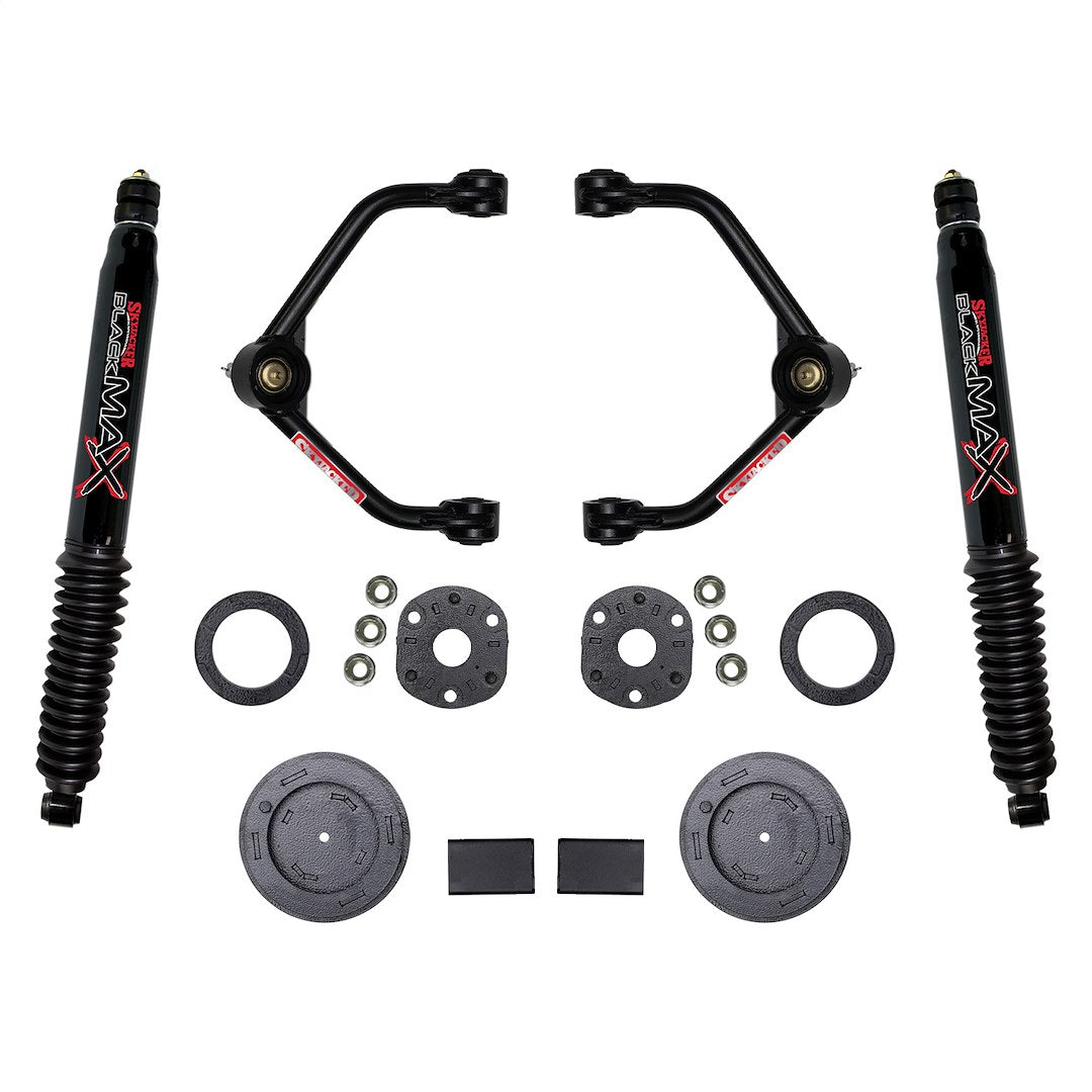 Skyjacker R1930Pb Suspension Lift Kit; 3 In. Lift; Black Max Shocks;