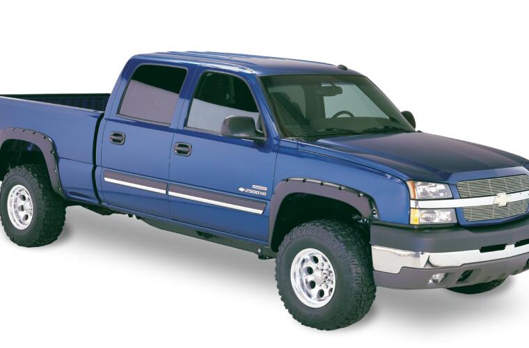 Bushwacker 40991-02 Pocket Style Fender Flares 4Pc. Set Fits 2021-2022 Chevy Colorado Fleetside 74''