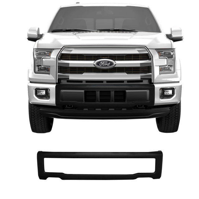 Bumpershellz Df0302 - Matte Black Front Center Bumper Cover