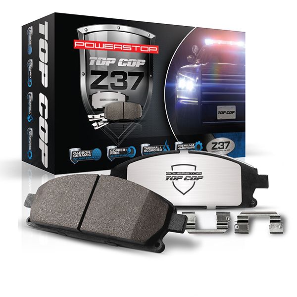 Powerstop Rear Z37-1498 Carbon-Fiber Ceramic Brake Pads Z37 Top Cop