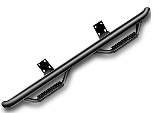 N-Fab Nerf Steps For Ram | Cab Length, Heavy Duty Steel, Textured Black | D2080Cc-Tx | Fits 2019-2024 Ram 2500/3500 (New Body Style) Crew Cab All Beds, Srw/Drw Gas/Diesel