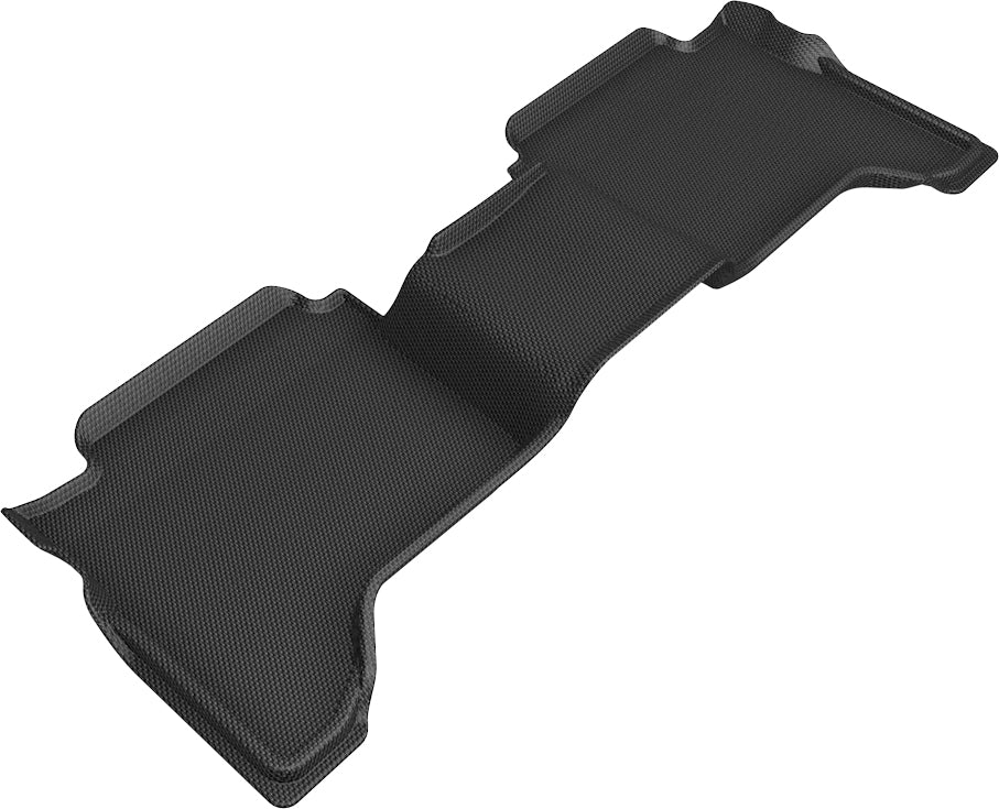 3D Maxpider Custom Fit Kagu Floor Mat (Black) Compatible With Ford Ranger Supercrew 2019-2023 - Second Row