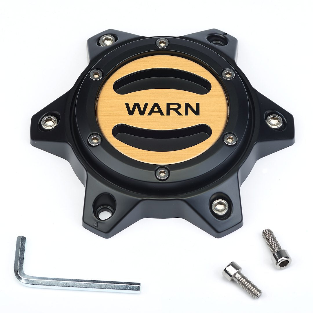 Warn Industries 104481 Replacement Center Cap Black/Gld