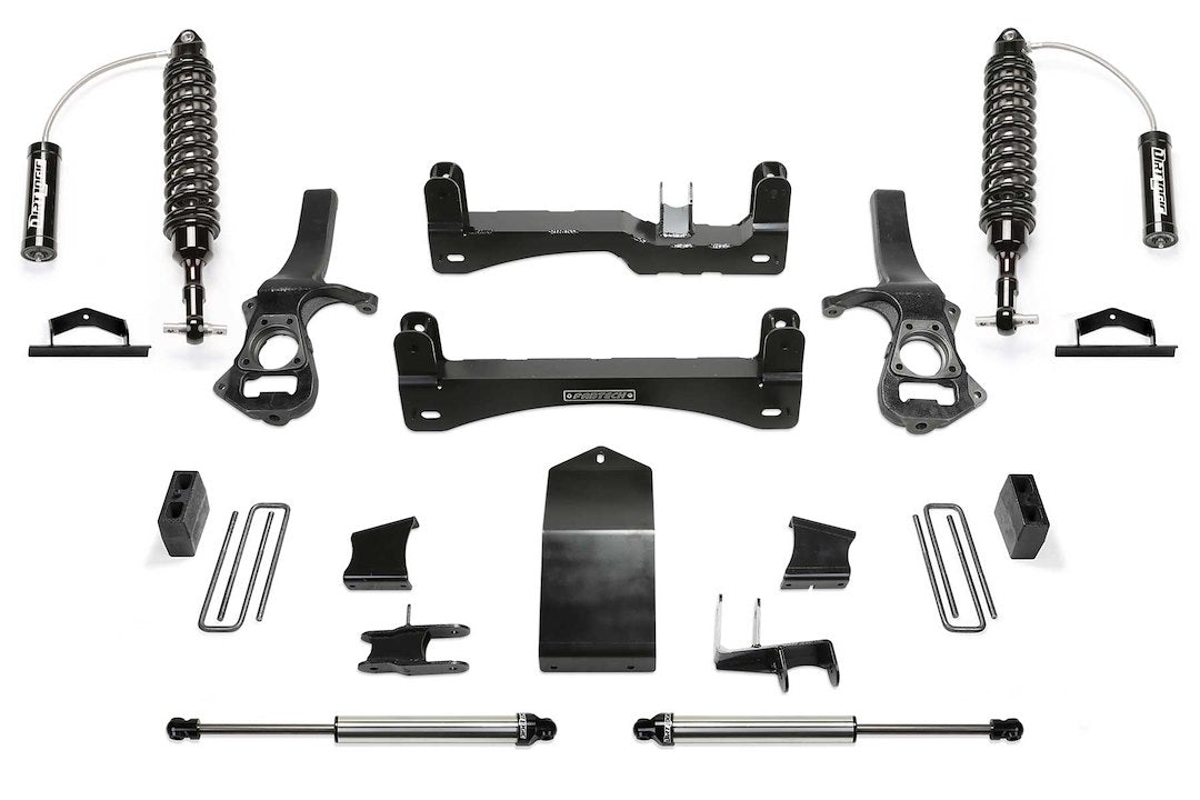 Fabtech K1176Dl Performance Lift System W/Shocks 6 In. Lift W/Front Dirt Logic 2.5 Resi Coilover And Rear Dirt Logic 2.25 Shocks Performance Lift System W/Shocks