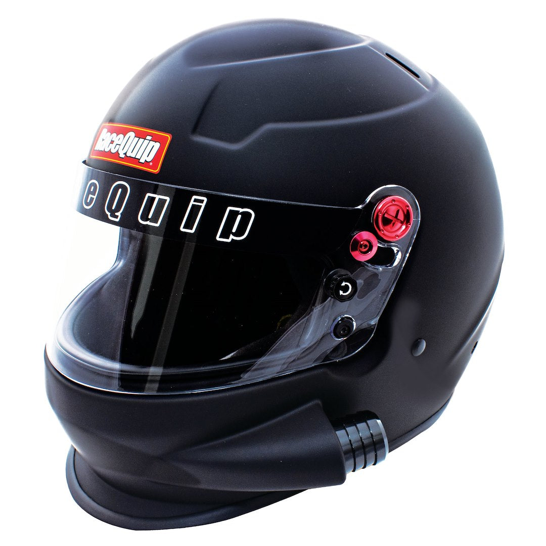Racequip Side Air Full Face Helmet Pro20 Series Snell Sa2020 Rated Flat Black Large 296995