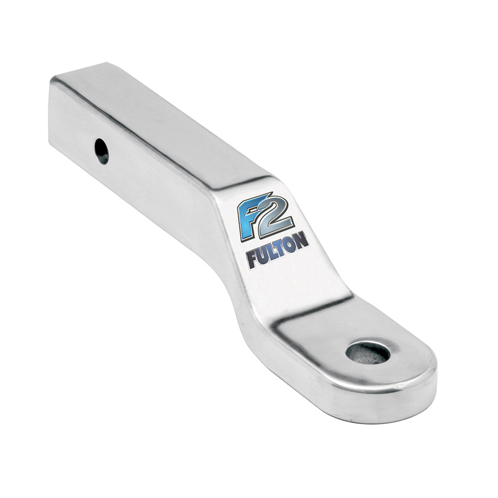 Trailer Hitch Ball Mount, 8,000 Lbs. Capacity, Fits 2 In. Receiver, 2 In. Drop, Aluminum