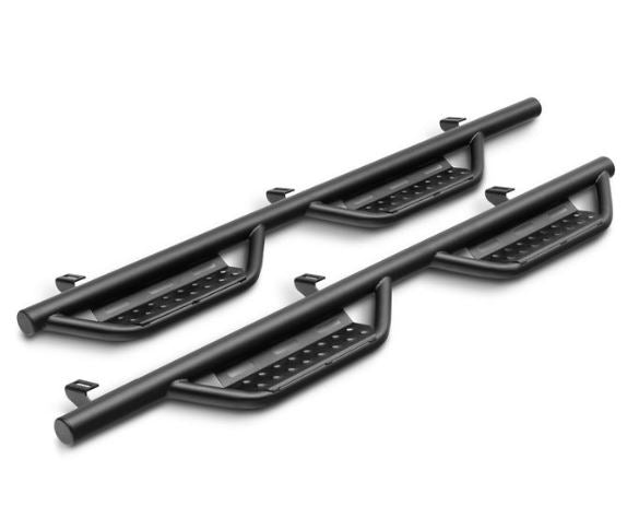 Realtruck N-Fab Nerf Rs Steps For Ram | Cab Length, Steel, Textured Black | 209418412 | Fits 2009-2015.5 Ram 1500, 2010-2018 2500/3500 / 4500/5500 Crew Cab All Beds, Srw/Drw Gas/Diesel