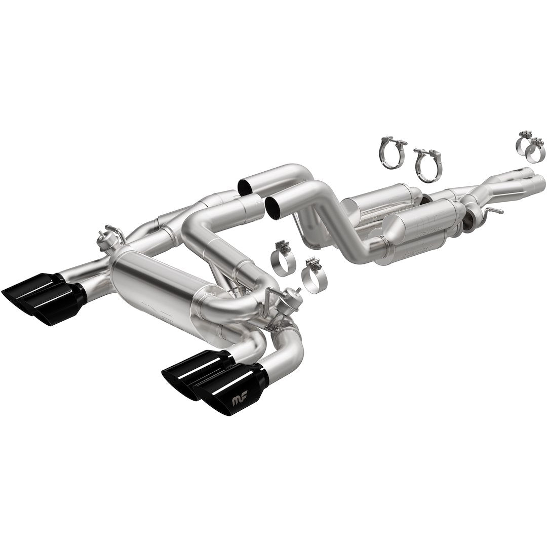 Magnaflow Performance Exhaust System 19598: Cat-Back, Street Series, For 2021-2025 Jeep Wrangler, Quad Split Rear Exit Style