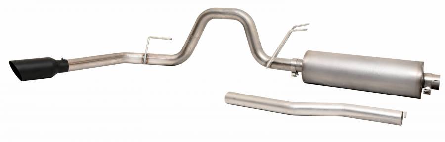 Gibson Exhst 619909B Black Elite Cat-Back Single Exhaust