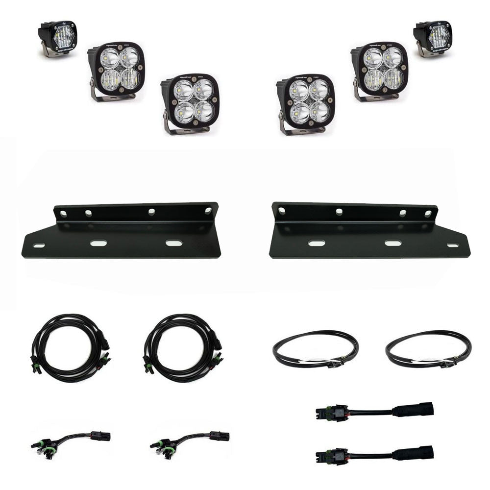 Baja Design Squadron Pro/S1 Fog Pocket Kit - (Multi-Pattern; Clear)