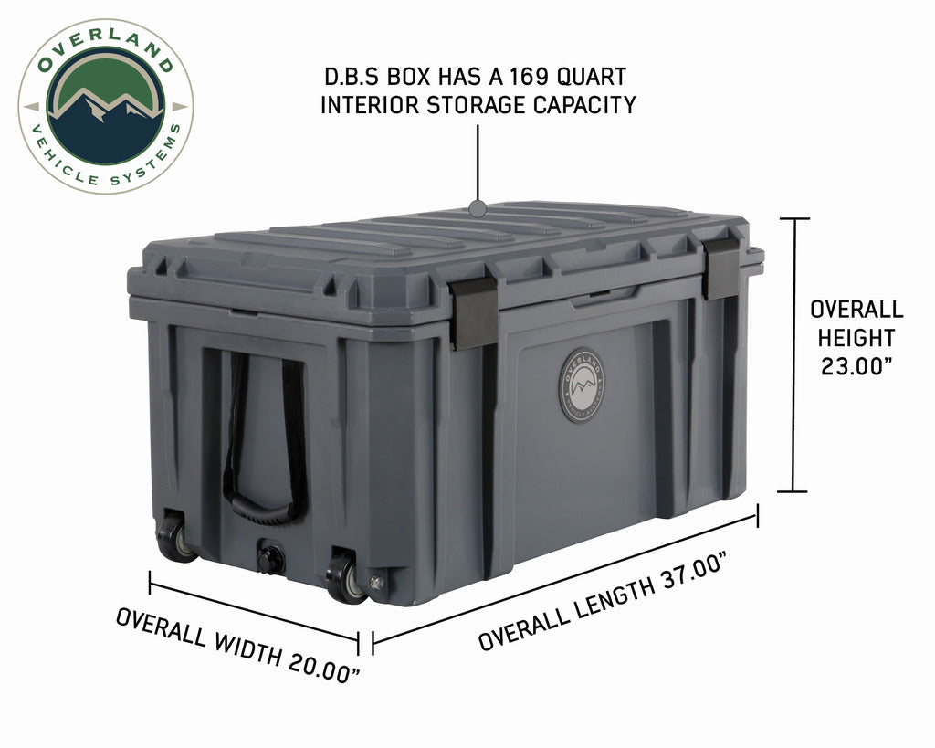Overland Vehicle Systems 169 Quart Dry Storage Box, Overland Storage Case, Off Road Storage Case, Waterproof