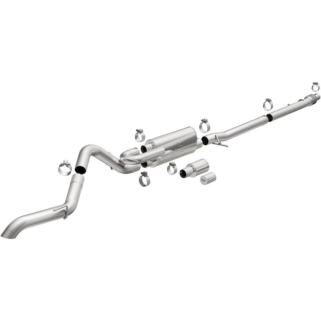 Magnaflow Performance Exhaust System 19605: Cat-Back, Overland Series, For 2019-2023 Ford Ranger, Single Straight Driver Side Rear Exit Style