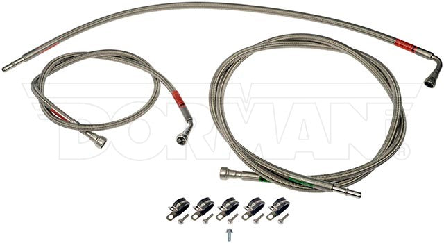 Dorman 819-812 Front Flexible Stainless Steel Braided Fuel Line Compatible With Select Chevrolet/Gmc Models (Oe Fix)