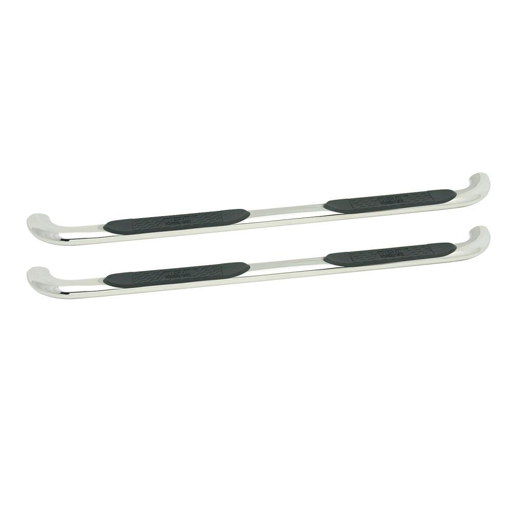 Westin 21-1950 Platinum 4 Oval Nerf Bars Fits 1999-2013 Silverado Sierra 1500 2001-2014 Silverado Sierra 2500 3500Hd Crew Cab (Exc 2011-2014 Hd Diesel) Polished Pair