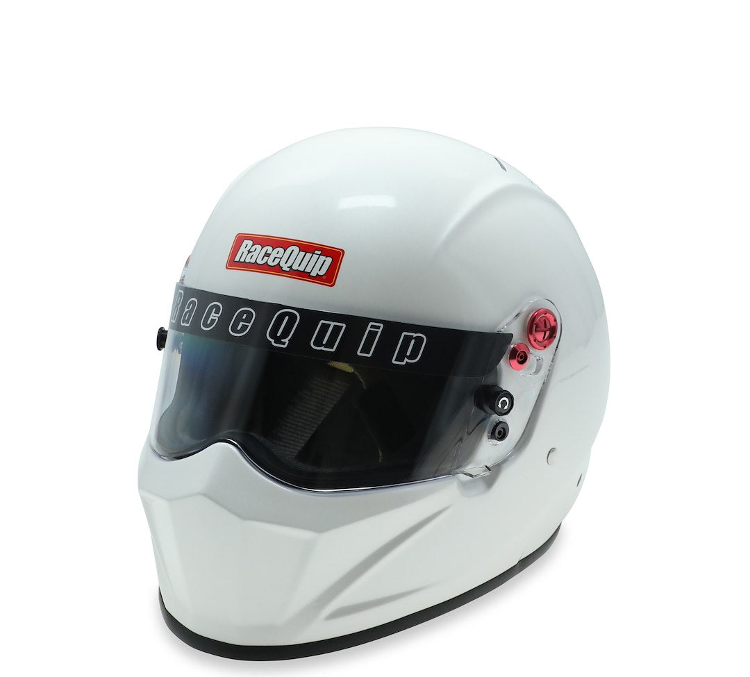 Racequip Full Face Helmet Vesta20 Series Snell Sa2020 Rated Gloss White Medium 286113