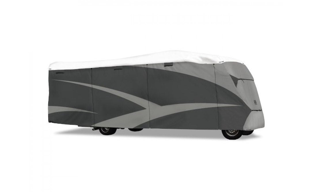 Adco 36814 Designer Series Olefin Hd Class C Motorhome Cover 26' 1' - 29', Gray/White