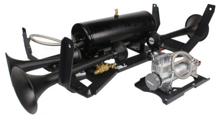 Kleinn Air Horns Direct Fit Train Horn And Onboard Air System For Gmc 1500 Sierra And Chevrolet 1500 Silverado,Multi,Gm1500-734