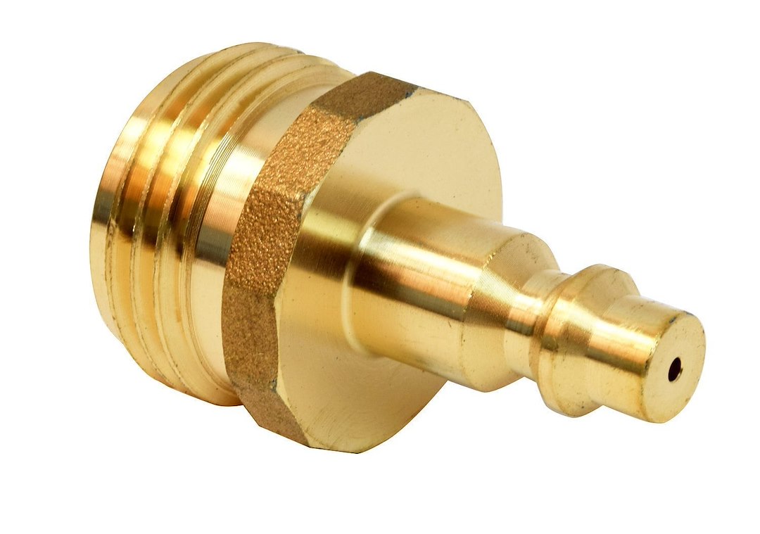 Valterra P23510Lfvp Brass Rv Blow Out Plug With Quick Connect