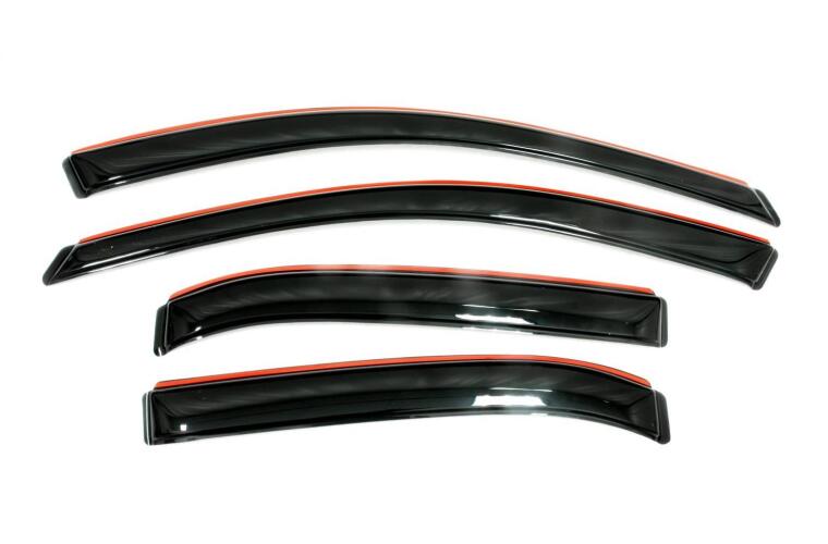 Auto Ventshade [Avs] In-Channel Ventvisor / Window Deflectors | Fits 2017 - 2022 Nissan Rogue Sport, 4 Pcs. | Smoke - 194782
