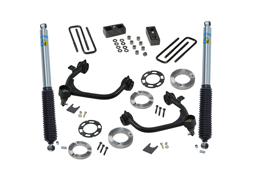 Realtruck Superlift Suspension 3' Lift Kit | Complete Lift Kit With Rear Bilstein 5100 Series Shocks & Upper Control Arms | 3900B | Fits 2019-2024 Chevrolet Silverado/Gmc Sierra 1500