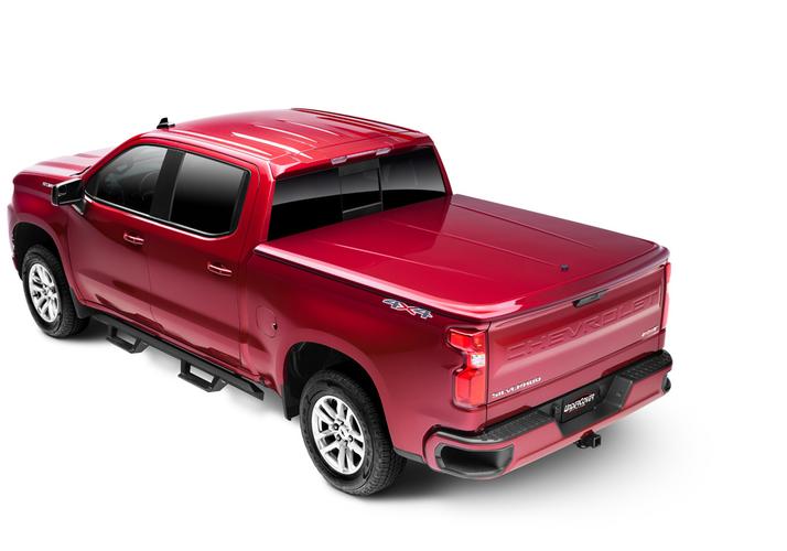 Realtruck Undercover Lux One-Piece Truck Bed Tonneau Cover | Uc1186L-50 | Fits 2019 - 2024 Chevy Silverado 1500 50(Gaz)(Wa8624) - Olympic White 6' 7' Bed (79.4')
