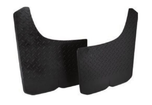 Roadsport 3102 Large Big Mudder Extreme Diamond Plate Design Rubber Splash Guard